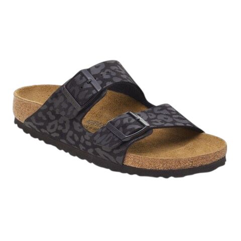 Birkenstock Arizona Black Leo eggshell - sandalo - Birkenstock