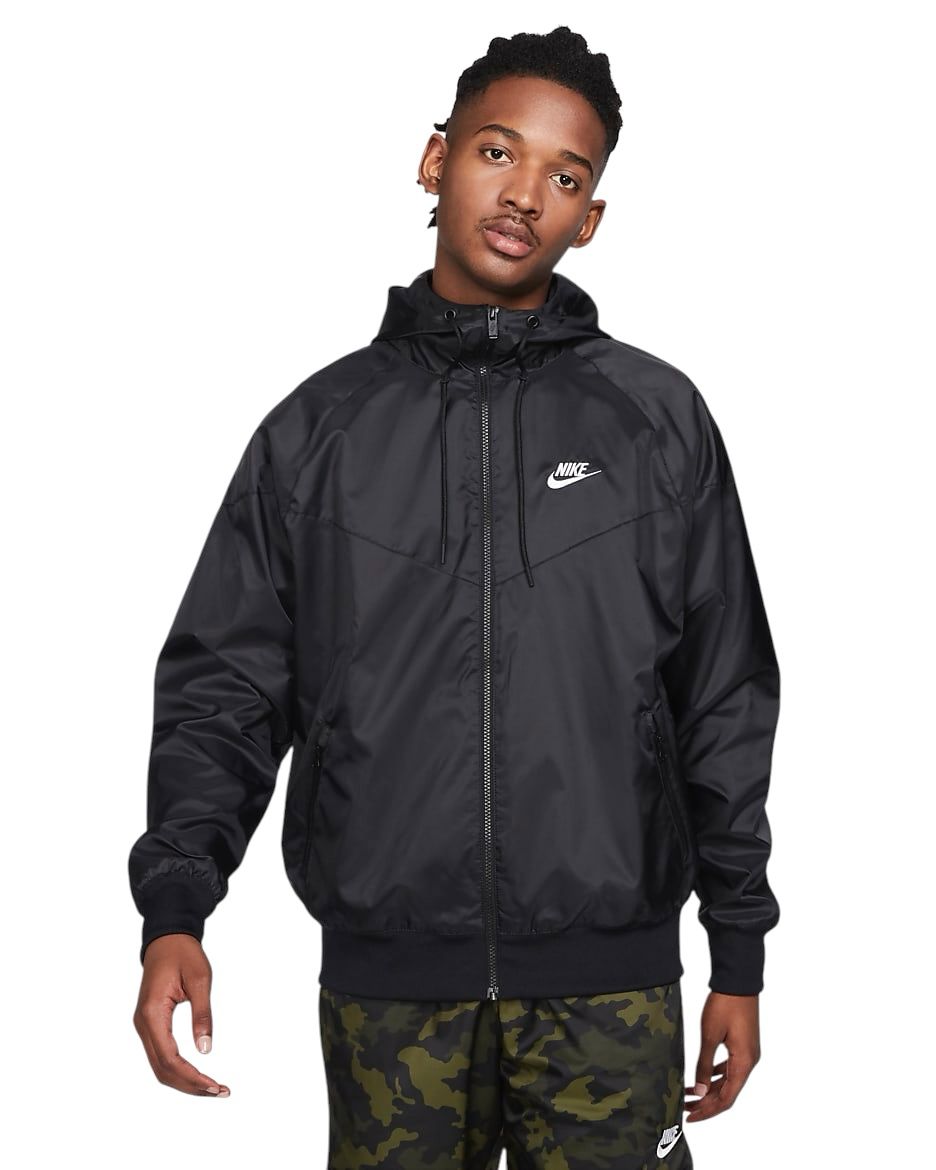 Nike  Windrunner Jacket Black - Giubbotto - Nike