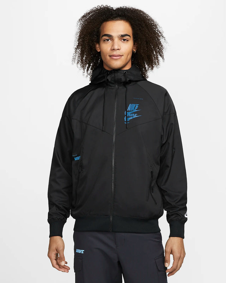 Nike Jacket Windrunner Black Multilogo