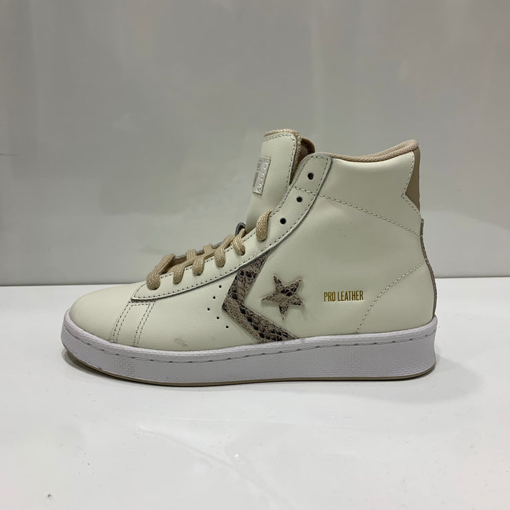 Converse Pro Leather High Beige donna