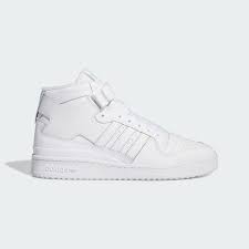 Adidas Forum Mid  white royal blu - Scarpe - adidas