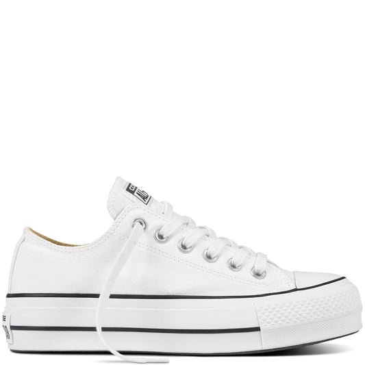 Converse Platform Bianche Basse Lift 560251